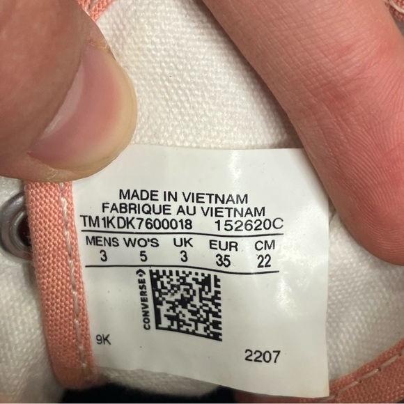 Converse all star animal print color block hightop sneakers women’s size 5 - Picture 9 of 9